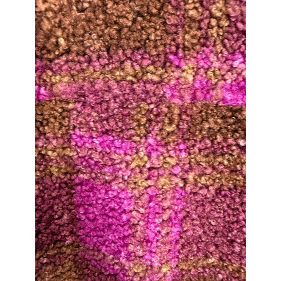 Good American Plaid Sherpa Long Shacket Coat NWT Oversized Cabincore Gorpcore - Picture 9 of 9